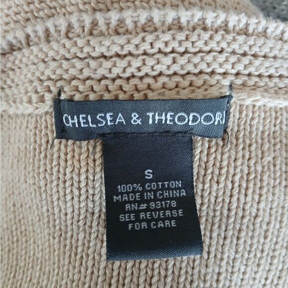 Chelsea & Theodore Knit Sweater With Fringe Size S - Picture 7 of 8